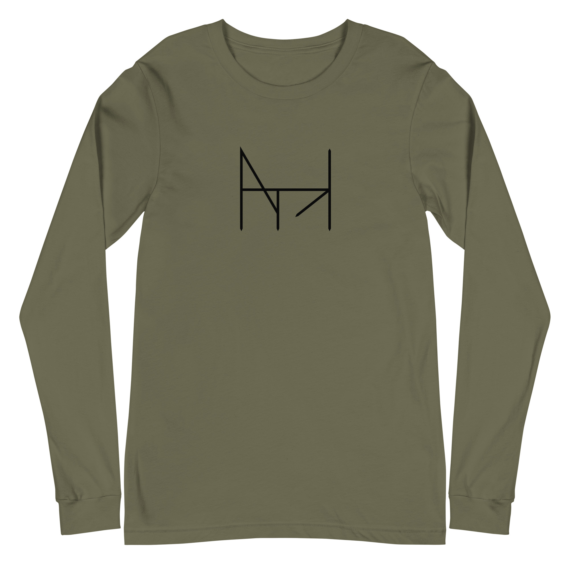 unisex-long-sleeve-tee-military-green-front-65d662afa4f9c.jpg